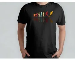 Evolution de l'homme en cours d'exécution - T-shirt - RunningLife - RunForFun - MarathonTraining - RunHappy - RunningLeven - RennenVoorPlezier - RenGelukkig