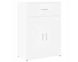 Moderne Witte Houtvezelplaat Kast 60x30x84 cm