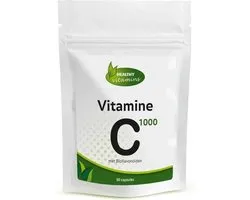 Healthy Vitamins Vitamine C - 60 Vegan Capsules - 1000 mg