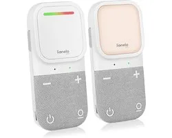 Babyfoon numérique Lionelo Babyline 2.2 - Communication bidirectionnelle - Portée 400 m - Veilleuse - Codage FHSS sécurisé - Compact et pratique