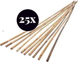 Bâtonnets Tonkin 25 pièces de 90 cm | Bâtons de bambou, bâton de bambou, bâtons de plantation, plantes de support, bâton d'escalade, bâton de mousse, bâtons de jardin, bâtons de bambou, bâtons de plantation