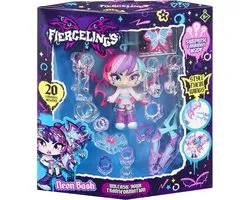 Goliath Fiercelings Neon Bash Deluxe Keychain – Modepop – Met accessoires