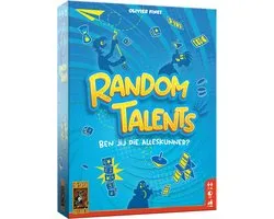 999 Games - Random Talents - Partyspel - Hilarische opdrachten - Gezelschapsspel - Ben jij die alleskunner? - 2 tot 18 spelers
