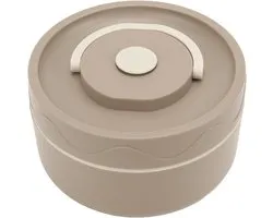 Thermische Kookpot - Isolatie Container - Maaltijden Warm Houden - 304 Roestvrij Staal - 600 ml - Donker Koffie