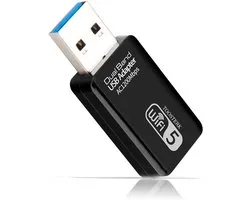 Adaptateur réseau 5 GHz Wi-Fi USB 3.0, antenne Wi-Fi, module adaptateur Ethernet pour ordinateur portable, carte réseau, récepteur Wi-Fi 5G