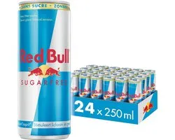 Red Bull Energy Drink - Sugarfree - 24-Pack - 25 cl