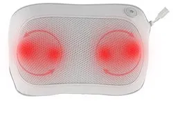 Terraillon 15449 - Coussin de massage Shiatsu - 4 boutons - 3 vitesses - fonction chaleur - rechargeable USB-C -