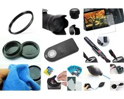 10 in 1 accessories kit voor Canon 700D + 18-55MM IS STM