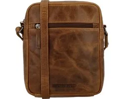 Micmacbags Next Navajo Crossbody Schoudertas - Premium Leder - Bruin