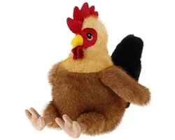 Keeleco kip knuffel - 20 cm - dierenknuffels