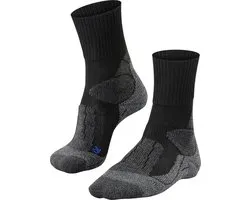 FALKE TK1 Cool anti-blaar dik lyocell functioneel materiaal wandelsokken heren zwart - maat 46-48