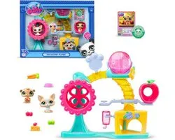 Bandai Littlest Pet Shop Fun Time Playset Figurine Rose