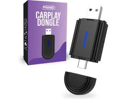 Premes - 2 in 1 Mini Carplay Dongle - Draadloos Carplay - Android Auto Dongle - Bluetooth Dongle - Carplay Adapter - Dongel - Draadloze Carplay - Wireless - Draadloos - Car Dongle - USB