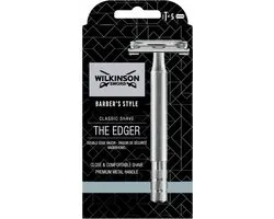 Wilkinson Sword Barber's Style The Edger - Scheermes - Safety Razor - met 5 Navulmesjes