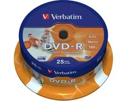 Verbatim 43538 Dvd-R Azo 4.7GB 16X SP25