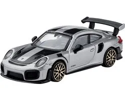 Bburago Porsche 911 GT2 RS Street Fire - grijs/zwart - schaalmodel - modelauto - schaal 1:43