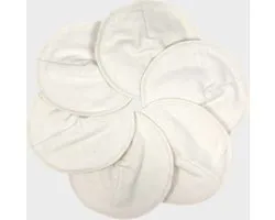 Coussinets d'allaitement Imse Vimse - 100 % coton biologique - 3 paires - préformés - naturellement respirants - blanc