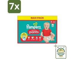 7 x Pampers - Baby-Dry Pants - Couches-culottes - Taille 4 (9-15 kg) - Extra Sec - 90 Couches - Grand Paquet - Couche Bébé - Couche - Couche Sèche - Couche-culotte - Bébé Sec