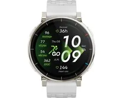 Amazfit Active 3 Premium Aero White (Zilvergoud Wit)