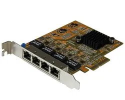 StarTech.com Carte réseau PCI Express à 4 ports Gigabit Ethernet
