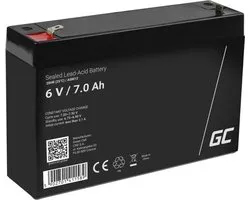 Batterie Green Cell 6V 7Ah (4.6mm) 7000mAh VRLA AGM