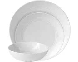 Royal Doulton Maze de Gordon Ramsay Servie de table - 12 pièces - Blanc