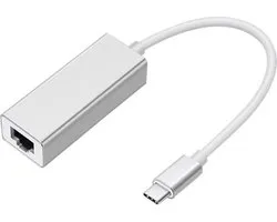 Jumalu USB-C naar Ethernet - Internet LAN Netwerk Adapter - Netwerk Kabel met RJ45 Poort  - Compatible met Apple Macbook Pro / Air / iMac / Mac Mini / Windows Surface / Google Chromebook / HP / ASUS / Lenovo