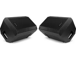 Set de 2x Moniteurs de Scène Vonyx VSA08 - enceintes actives - 250W - 8 pouces