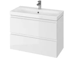 Cersanit Moduo - Kast met wastafel, 57x80x38 cm, 2 laden, wit S801-225-DSM