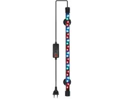 Aquarium Light, Aquarium Lighting for Aquariums, Aquarium Light with Very Bright LED Chip, Full Spectrum Aquarium Light for Freshwater and Sea Aquariums (24 LEDS-EU)