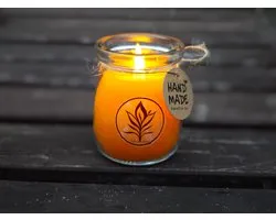 Naturalum - 100% bijenwas kaars in glas