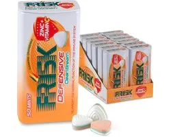 Frisk Defensive Orange - Frismakers - Suikervrij - Vitamine C - 1x12stuks
