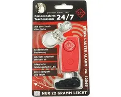 24/7 soft touch Zakalarm (rood)