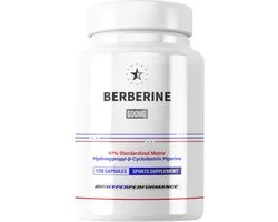 Berberine (HCL) 97% met HydroPerine™ - 120 V-Capsules (600mg) - Apex®