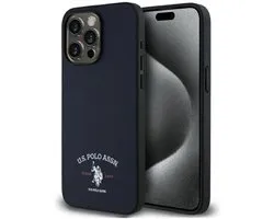 Association américaine de polo Coque pour iPhone 15 Pro Max 6.7 Logo DH Bleu Marine avec Logo