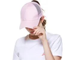 Cap, dames honkbalpet verstelbare paardenstaart pet mesh baseballpet Flexfit zonnehoed hoeden hiphop petten optimale pasvorm golf sport outdoor pet pet pet vrijetijdspet