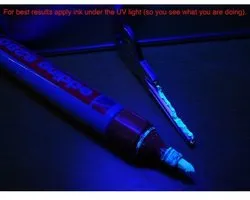 Edding 8280 Securitas UV-marker - Permanente UV-inkt voor veiligheid & authenticatie - Lijndikte 1,5-3 mm - Geschikt voor Metaal, Glas, Kunststof - Veeg- & Waterbestendig - Sneldrogend