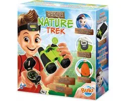 Buki - Natuur - Ontdek de natuur - Set om op avontuur te gaan in de natuur - Verrekijker, Kompas, Hoofdlamp, Stappenteller
