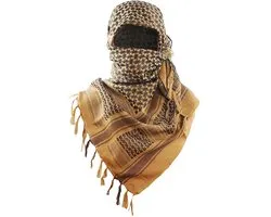 Écharpe Shemagh Arabe – Keffieh / Kafiya – Style Arafat PLO – Écharpe du Désert – Unisexe – Camo Désert