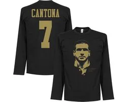 Cantona Silhouette Longsleeve T-Shirt - L