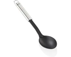 Leifheit Sterling groentelepel opscheplepel nylon - rvs - zwart