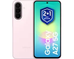 Samsung Galaxy A27 5G - Smartphone - 256GB - Light Pink +1 jaar extra garantie