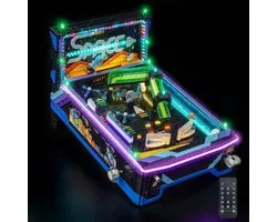 Lichtset met afstandsbediening, compatibel met Lego 11374 Arcade Pinball Machine