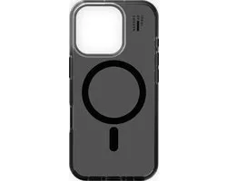 iDeal Of Sweden Clear Case met magnetische ring geschik voor iPhone 16 Pro Max Tinted Black