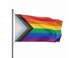 Trasal - Progress Pride LGBT flag - progress vlag - 150x90cm