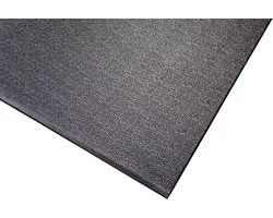 Heavy Duty Equipment Mat 20GS voor Indoor Cycling en Upright Exercise Bikes - Gemaakt in de U.S.A. - 2' x 3'10'' - Zwart