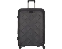 Stratic Leather & More Trolley Matt Black Zwart 76cm