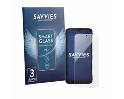 3 Stuks Savvies Screenprotector - geschikt voor Doogee Blade 10 Pro Energy - beschermfolie glas transparant