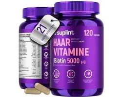 Hair Complex - Haar Vitamines - Haargroei - Biotine - Haar vitamines haaruitval - Haar groei - Haarvitamines haargroei - Bij haaruitval - Haar, huid en nagels - 120 capsules - Beauty supplement - Suplint