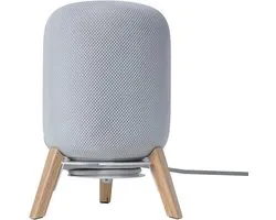 Support compatible avec HomePod 1/2 - Support en bois avec système de gestion des câbles intégré